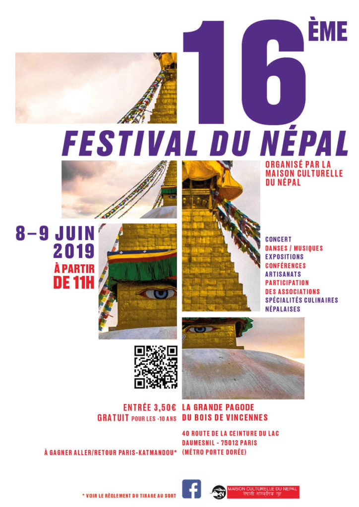 Affiche du festival du Népal 2019