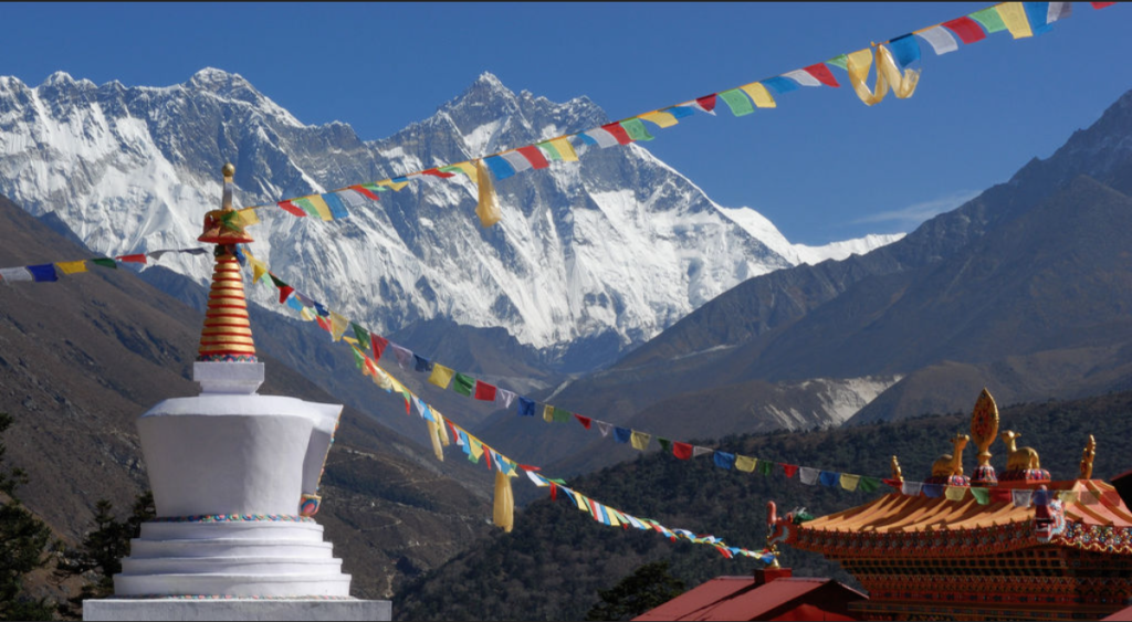 Photographie : Monastère de Tengboche au Népal