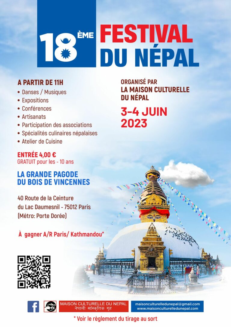 Affiche festival du Népal 2023